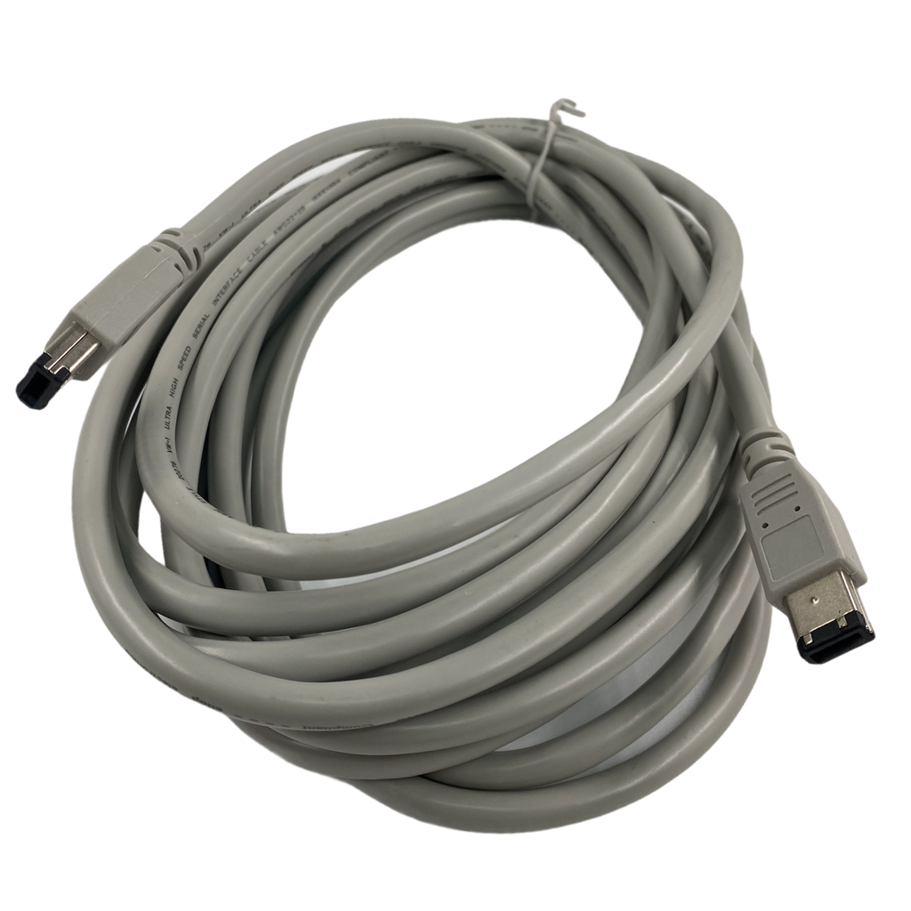 Cable FireWire 400 6pin/6pin MM IEEE1394a 1M 1.5M 3M or 4.5M Orange
