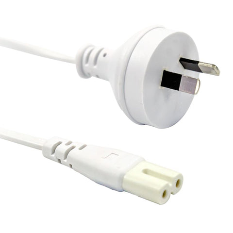 Power Cable (Figure 8) 1.8M or 2M (White) for AC Adapters