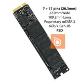 Apple Flash Storage (FSD) 128GB mSATA3 6Gb/s MacBook Air (13-inch A1466 & 11-inch A1465) 2012 Only
