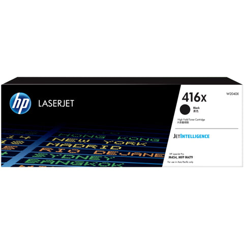 HP Toner 416X Black (7500 pages) High Yield W2040X (Genuine)