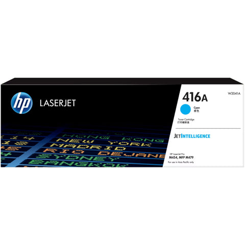HP Toner 416A Cyan (2100 pages) Standard W2041A (Genuine)