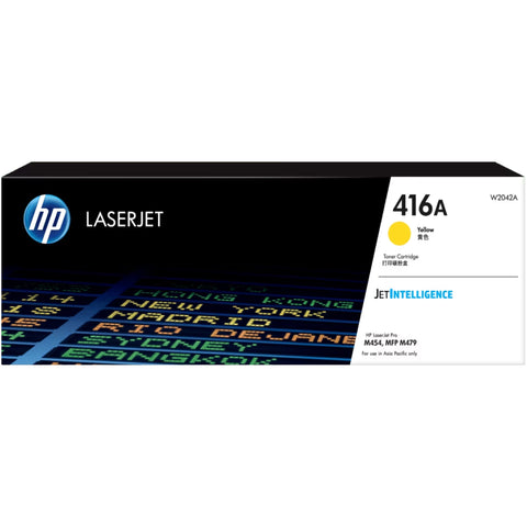 HP Toner 416A Yellow (2100 pages) Standard W2042A (Genuine)
