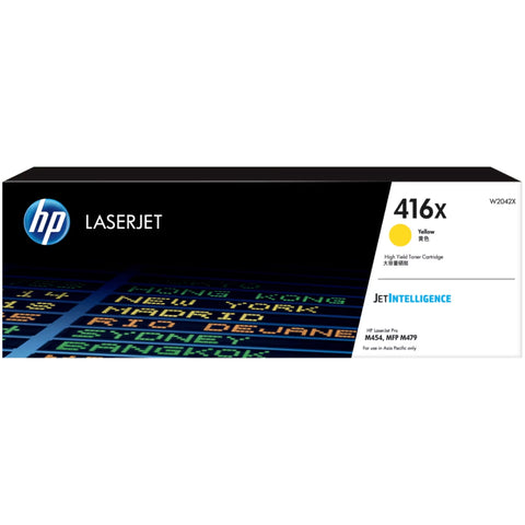 HP Toner 416X Yellow (6000 pages) High Yield W2042X (Genuine)