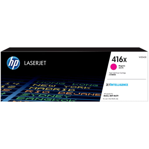 HP Toner 416X Magenta (6000 pages) High Yield W2043X (Genuine)