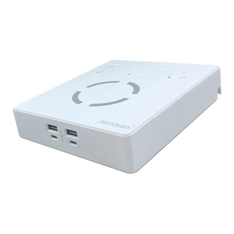Jackson Wireless Charging Pad USB Charger Hub USB-A & USB-C & Dual 2 AC Plug Sockets