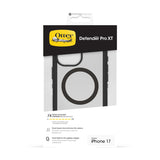 OtterBox Defender Pro XT iPhone 17 Tough Lifeproof Case (Clear/Black)