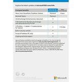 Microsoft 365 Business Standard (1 User - Multiple Devices) 12-month Subscription or Renewal