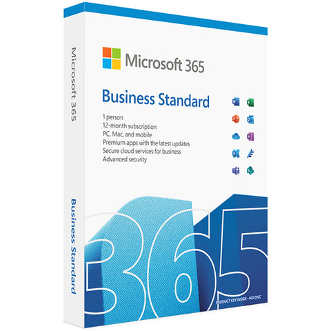 Microsoft 365 Business Standard (1 User - Multiple Devices) 12-month Subscription or Renewal