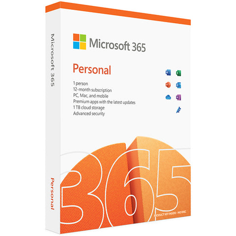 Microsoft 365 Personal (1 User) 12-month Subscription or Renewal