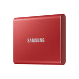 Samsung Portable SSD T7 1TB Backup Drive (Red) USB-C Cable & USB-A Cable