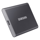 Samsung Portable SSD T7 500GB Backup Drive (Red Blue or Grey) USB-C Cable & USB-A Cable