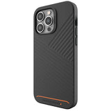 ZAGG Gear4 Denali Case iPhone 14 Pro Max Case (Black/Orange) Slim Protection with MagSafe Support