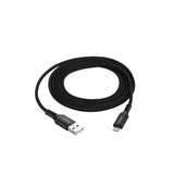 Jackson Charging Sync Cable 1.5M USB-A to Lightning (Black) Durable Braided (MFi Certified)