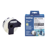 Brother DK-11218 Labels Round 24mm Diameter (x1000) DK11218 White Paper Die Cut for QL Series