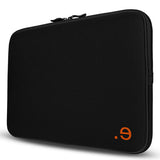 be.ez LA robe 15i (Black/Orange) Soft Zip Sleeve MacBook Pro