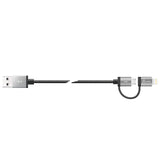 J5create Charging Sync Cable 1M Micro USB & Lightning Adapter