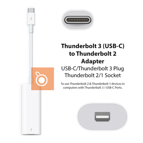 Apple Thunderbolt 3/USB-C to Thunderbolt 2 Adapter