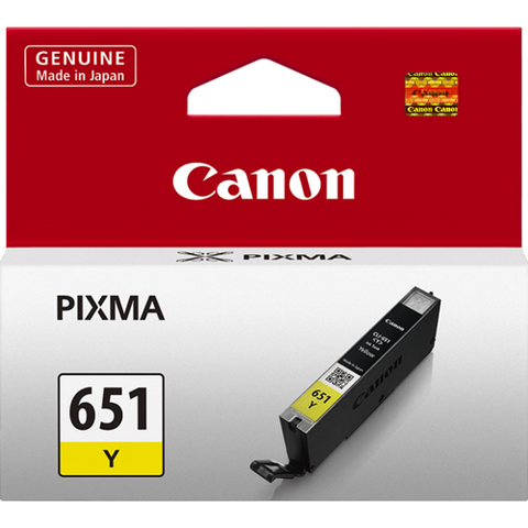 Canon CLI651Y Yellow Standard Ink (~330 pages)
