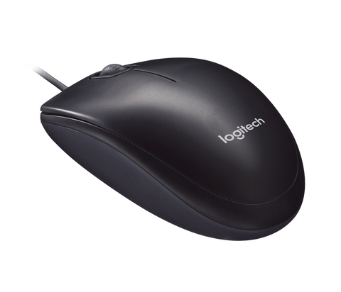 Logitech Mouse Wired USB M90 Basic (Black)