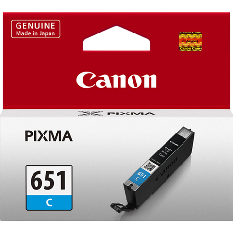 Canon CLI651C Cyan Standard Ink (~330 pages)
