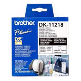 Brother DK-11218 Labels Round 24mm Diameter (x1000) DK11218 White Paper Die Cut for QL Series