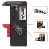 Battery Tester (Analogue) Voltage Meter Tool for AA AAA C D 9V and CR2032 etc Coin Batteries
