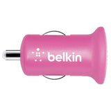 Belkin Car Charger 10W 2.1A with Single USB-A Port (Pink)