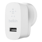 Belkin USB-A 12W 2.1A Power Adapter for iPad iPhone AC Wall Charger