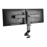 Desk Mount Monitor Stand (Dual) 17"-27" (Straight Bar with Up/Down)