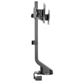 Desk Mount Monitor Stand (Dual) 17"-27" (Straight Bar with Up/Down)