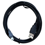 Cable USB-A to Mini-B 5-pin USB 2.0 (Black) Charge/Sync 2M