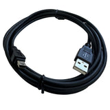 Cable USB-A to Mini-B 5-pin USB 2.0 (Black) Charge/Sync 2M