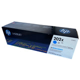 HP Toner 202X Cyan (2500 pages) High Yield CF501X (Genuine)