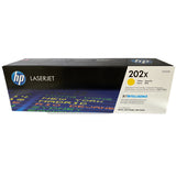 HP Toner 202X Yellow (2500 pages) High Yield CF502X (Genuine)