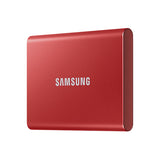 Samsung Portable SSD T7 500GB Backup Drive (Red Blue or Grey) USB-C Cable & USB-A Cable