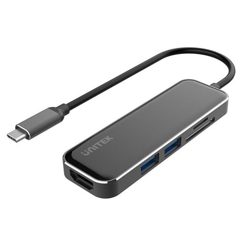 Unitek USB-C to 5-port USB Hub (Black) 5-in-1