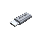 Unitek Cable Adapter micro USB to USB-C (Silver) for Samsung & USB-C Charge Devices