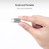 Unitek Cable Adapter micro USB to USB-C (Silver) for Samsung & USB-C Charge Devices