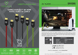 VERTUX HDMI Cable 1.5M (Green) VirtuLink-150 8K UHD/Ultra HD 48Gbps eARC 3D Capable GameCharged