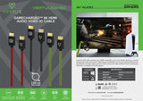 VERTUX HDMI Cable 1.5M (Black) VirtuLink-150 8K UHD/Ultra HD 48Gbps eARC 3D Capable GameCharged