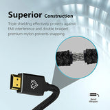 VERTUX HDMI Cable 1.5M (Black) VirtuLink-150 8K UHD/Ultra HD 48Gbps eARC 3D Capable GameCharged