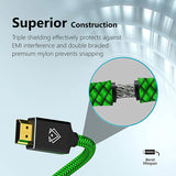 VERTUX HDMI Cable 1.5M (Green) VirtuLink-150 8K UHD/Ultra HD 48Gbps eARC 3D Capable GameCharged