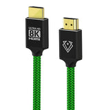 VERTUX HDMI Cable 3M (Green) VirtuLink-300 8K UHD/Ultra HD 48Gbps eARC 3D Capable GameCharged