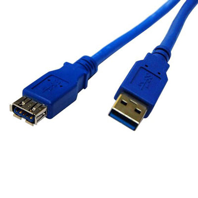 Cable USB-A USB 3.0 Extension (Male-Female) Blue 1M 2M 3M or 5M